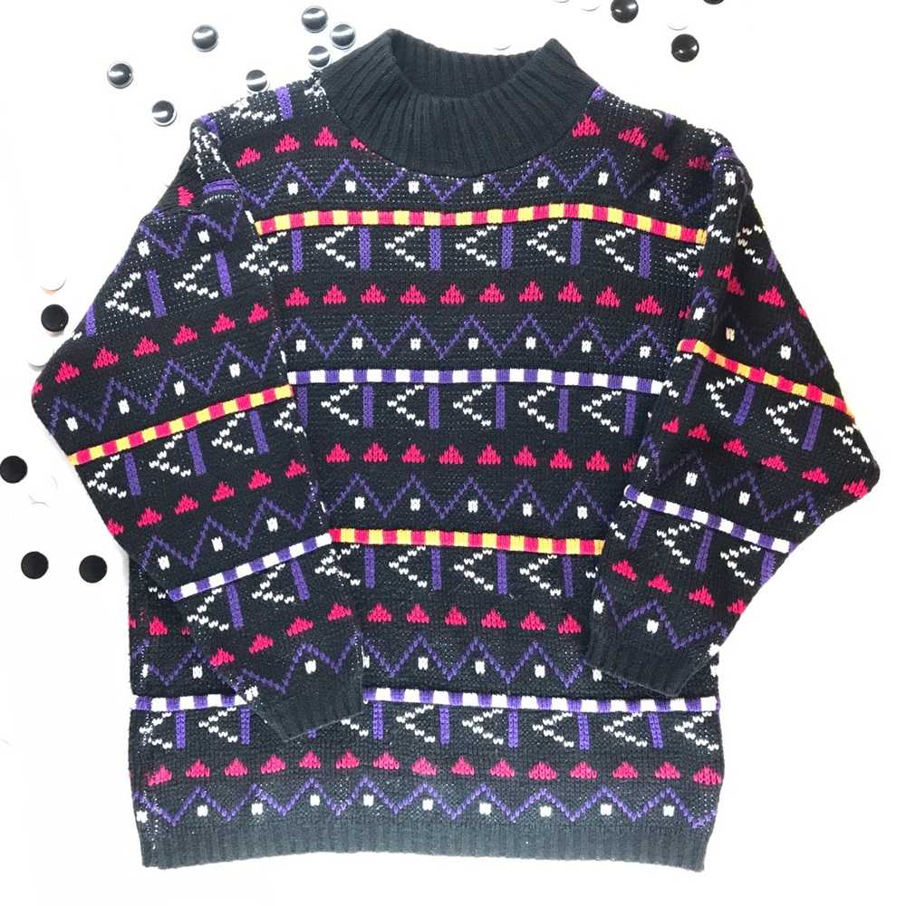80s vintage slouchy sweater